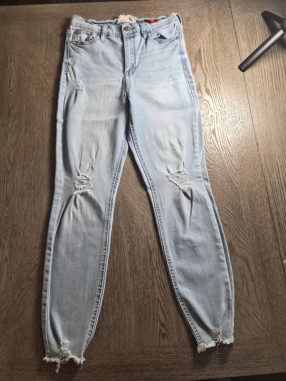Altar'd State Light Blue Distressed Skinny Jeans